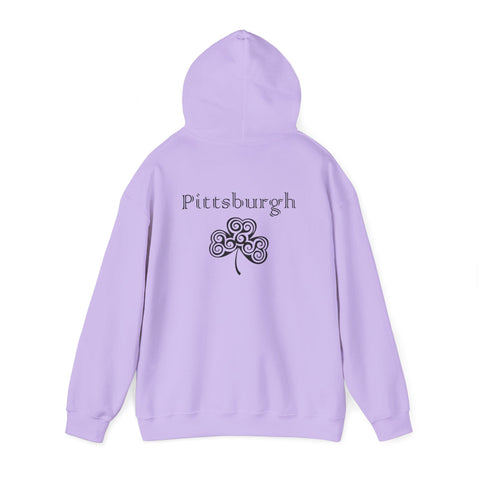 Pittsburgh Irish Clover - Unisex Heavy Blend™ Hooded Sweatshirt Hoodie - YinzerShop
