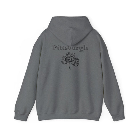 Pittsburgh Irish Clover - Unisex Heavy Blend™ Hooded Sweatshirt Hoodie - YinzerShop