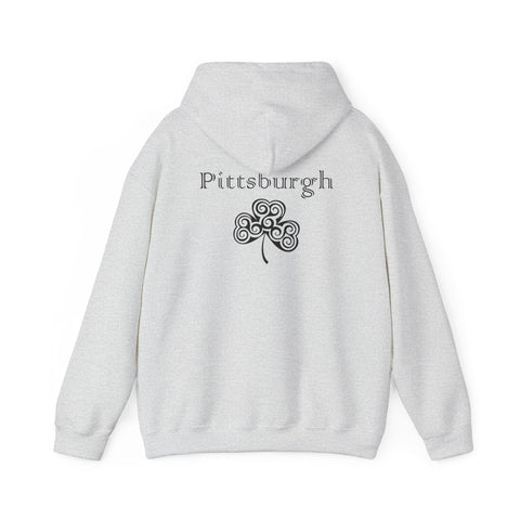 Pittsburgh Irish Clover - Unisex Heavy Blend™ Hooded Sweatshirt Hoodie - YinzerShop