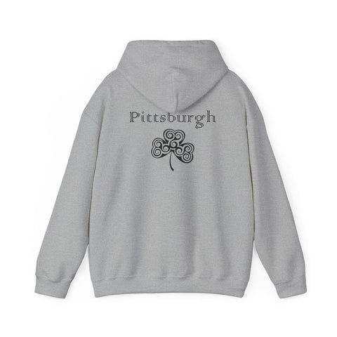 Pittsburgh Irish Clover - Unisex Heavy Blend™ Hooded Sweatshirt Hoodie - YinzerShop