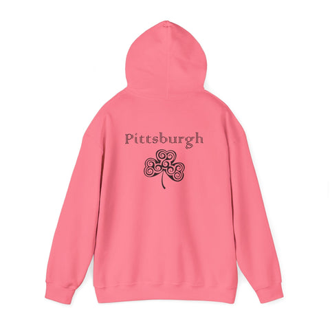 Pittsburgh Irish Clover - Unisex Heavy Blend™ Hooded Sweatshirt Hoodie - YinzerShop