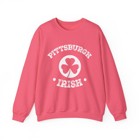 Pittsburgh Irish - Heavy Blend™ Crewneck Sweatshirt Sweatshirt - YinzerShop