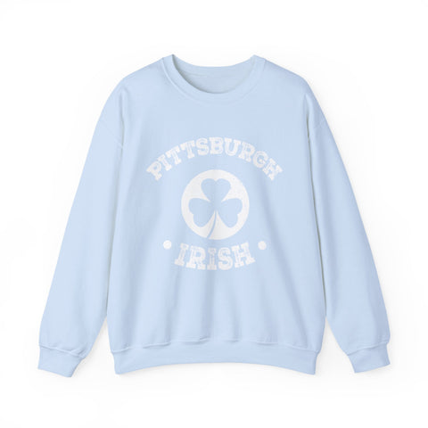 Pittsburgh Irish - Heavy Blend™ Crewneck Sweatshirt Sweatshirt - YinzerShop