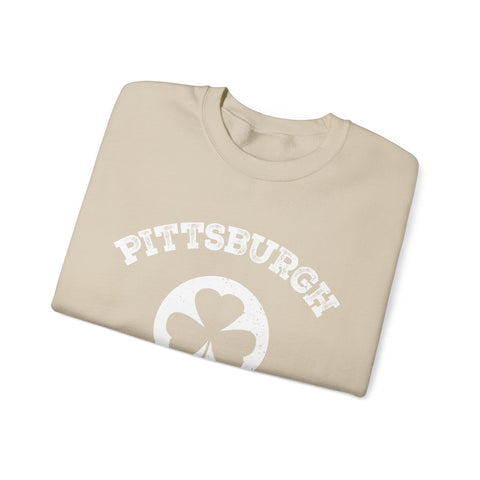 Pittsburgh Irish - Heavy Blend™ Crewneck Sweatshirt Sweatshirt - YinzerShop