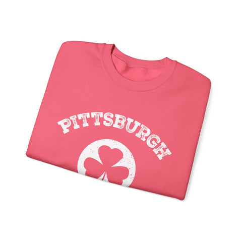 Pittsburgh Irish - Heavy Blend™ Crewneck Sweatshirt Sweatshirt - YinzerShop