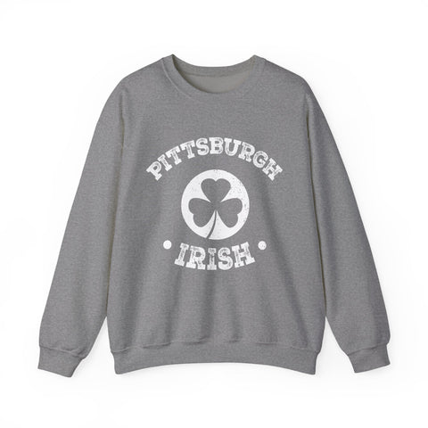 Pittsburgh Irish - Heavy Blend™ Crewneck Sweatshirt Sweatshirt - YinzerShop