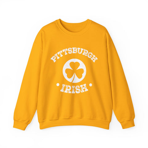 Pittsburgh Irish - Heavy Blend™ Crewneck Sweatshirt Sweatshirt - YinzerShop