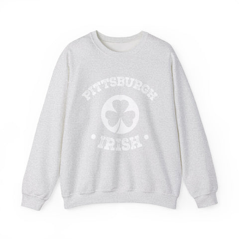 Pittsburgh Irish - Heavy Blend™ Crewneck Sweatshirt Sweatshirt - YinzerShop