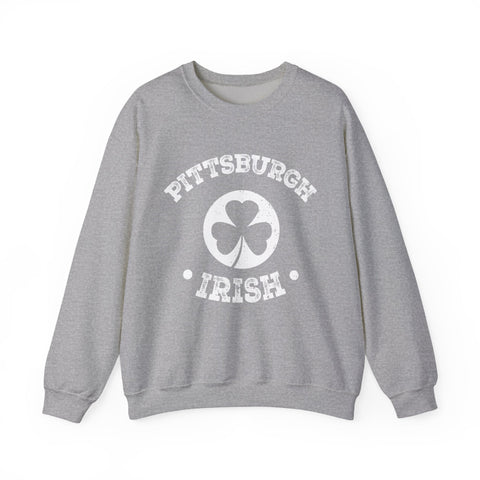 Pittsburgh Irish - Heavy Blend™ Crewneck Sweatshirt Sweatshirt - YinzerShop