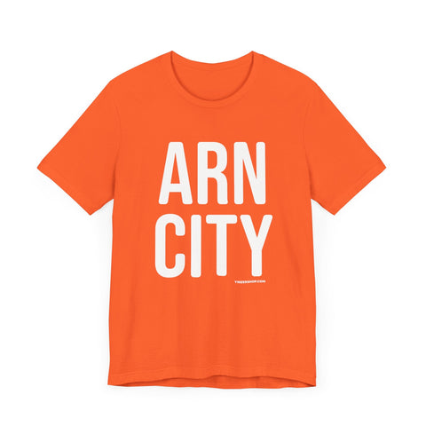 Pittsburgh Iron (Arn) City Short Sleeve T-Shirt T-Shirt - YinzerShop