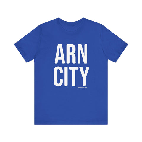 Pittsburgh Iron (Arn) City Short Sleeve T-Shirt T-Shirt - YinzerShop