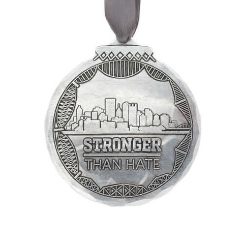 Pittsburgh is Stronger Than Hate Ornament by Wendell August Forge Ornament - YinzerShop