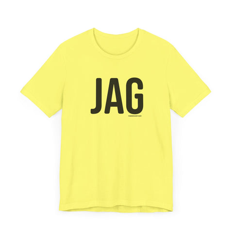Pittsburgh Jag T-shirt - Premium Fitted Short Sleeve Tee | Bella Canvas 3001 T-Shirt - YinzerShop
