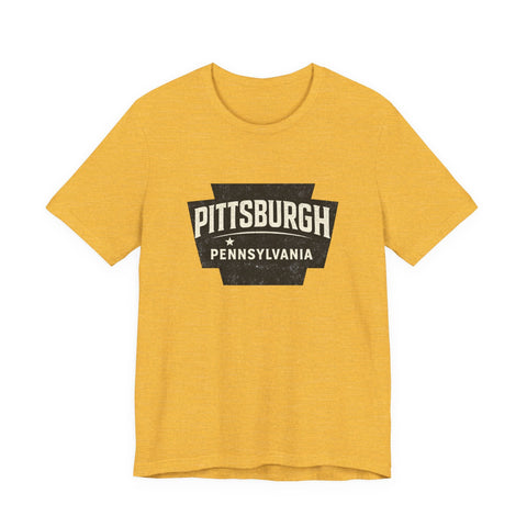 Pittsburgh Keystone City - Unisex Jersey Short Sleeve Tee T-Shirt - YinzerShop