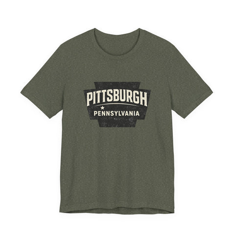 Pittsburgh Keystone City - Unisex Jersey Short Sleeve Tee T-Shirt - YinzerShop