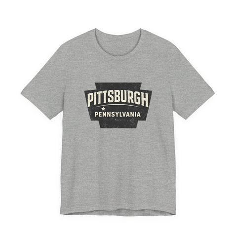 Pittsburgh Keystone City - Unisex Jersey Short Sleeve Tee T-Shirt - YinzerShop