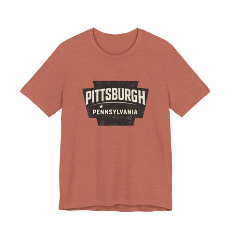 Pittsburgh Keystone City - Unisex Jersey Short Sleeve Tee T-Shirt - YinzerShop