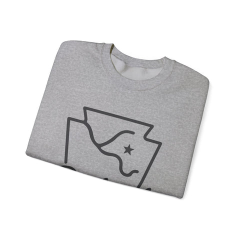 Pittsburgh Keystone Rivers - Heavy Blend™ Crewneck Sweatshirt Sweatshirt - YinzerShop
