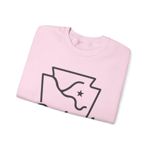 Pittsburgh Keystone Rivers - Heavy Blend™ Crewneck Sweatshirt Sweatshirt - YinzerShop
