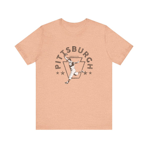 Pittsburgh Legendary Baseball Walk Off Home Run - Short Sleeve Tee T-Shirt - YinzerShop