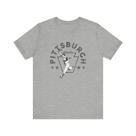 Pittsburgh Legendary Baseball Walk Off Home Run - Short Sleeve Tee T-Shirt - YinzerShop