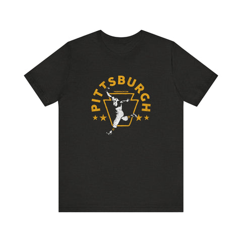 Pittsburgh Legendary Baseball Walk Off Home Run - Short Sleeve Tee T-Shirt - YinzerShop