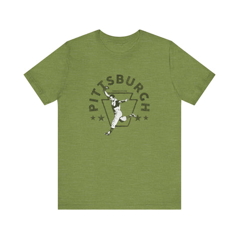 Pittsburgh Legendary Baseball Walk Off Home Run - Short Sleeve Tee T-Shirt - YinzerShop
