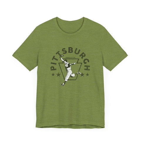 Pittsburgh Legendary Baseball Walk Off Home Run - Short Sleeve Tee T-Shirt - YinzerShop
