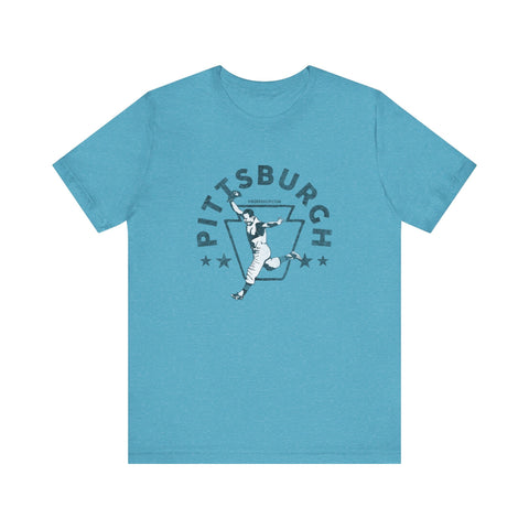 Pittsburgh Legendary Baseball Walk Off Home Run - Short Sleeve Tee T-Shirt - YinzerShop