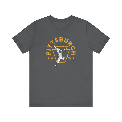 Pittsburgh Legendary Baseball Walk Off Home Run - Short Sleeve Tee T-Shirt - YinzerShop
