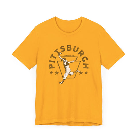 Pittsburgh Legendary Baseball Walk Off Home Run - Short Sleeve Tee T-Shirt - YinzerShop