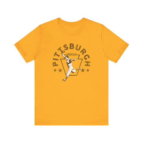 Pittsburgh Legendary Baseball Walk Off Home Run - Short Sleeve Tee T-Shirt - YinzerShop