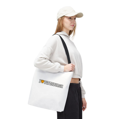Pittsburgh Love Tote Bag — I Pittsburgh Canvas Tote Bags - YinzerShop