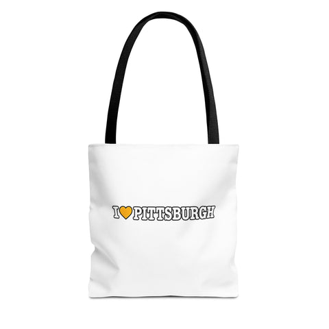 Pittsburgh Love Tote Bag — I Pittsburgh Canvas Tote Bags - YinzerShop