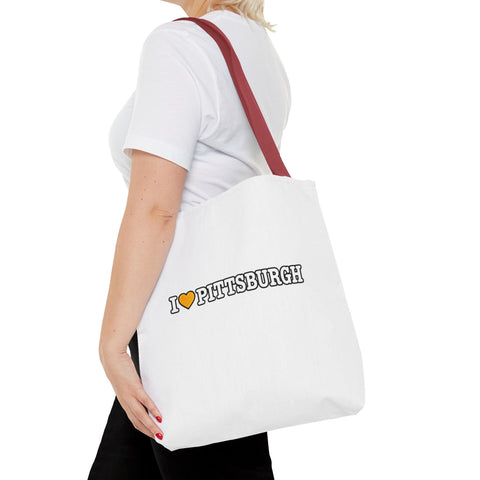 Pittsburgh Love Tote Bag — I Pittsburgh Canvas Tote Bags - YinzerShop