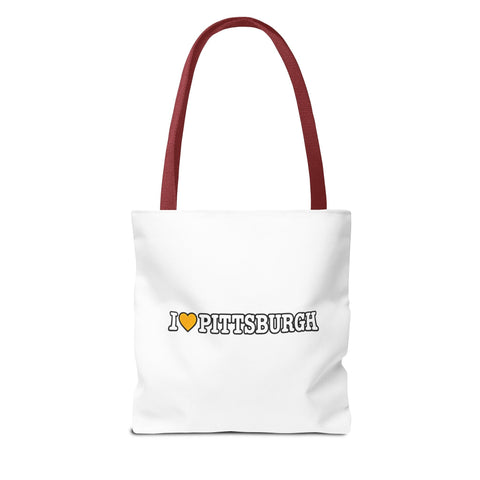 Pittsburgh Love Tote Bag — I Pittsburgh Canvas Tote Bags - YinzerShop