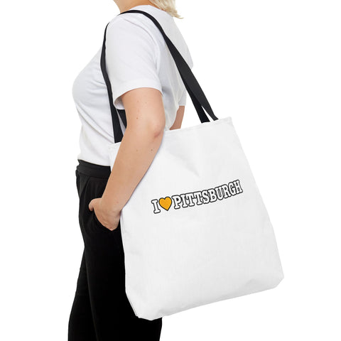 Pittsburgh Love Tote Bag — I Pittsburgh Canvas Tote Bags - YinzerShop