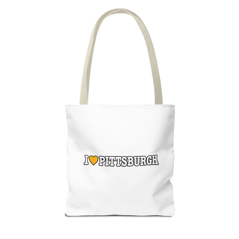 Pittsburgh Love Tote Bag — I Pittsburgh Canvas Tote Bags - YinzerShop