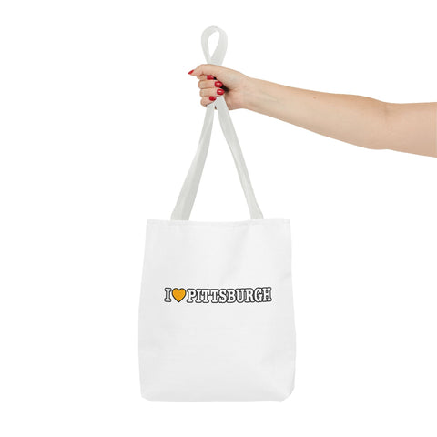 Pittsburgh Love Tote Bag — I Pittsburgh Canvas Tote Bags - YinzerShop
