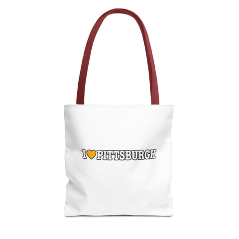 Pittsburgh Love Tote Bag — I Pittsburgh Canvas Tote Bags - YinzerShop