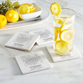 Pittsburgh Map Coasters - Square Ceramic Drink Coasters Set of 4 | Minimalistic Design Coaster - YinzerShop