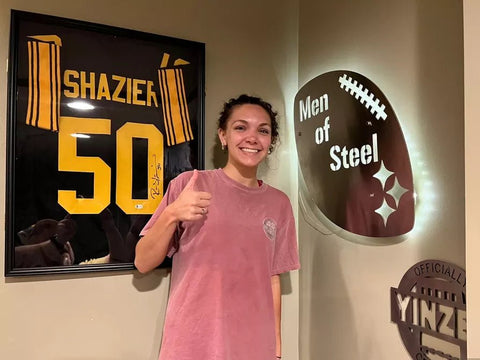 Pittsburgh Men of Steel Football Steel Wall Art Piece Steel Wall Art - YinzerShop