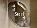 Pittsburgh Men of Steel Football Steel Wall Art Piece Steel Wall Art - YinzerShop