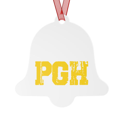 Pittsburgh Merry Christmas Yinz Guys Metal Ornaments Home Decor - YinzerShop