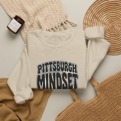 Pittsburgh Mindset Crewneck Sweatshirt Sweatshirt - YinzerShop