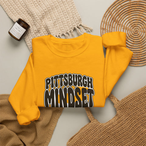 Pittsburgh Mindset Crewneck Sweatshirt Sweatshirt - YinzerShop