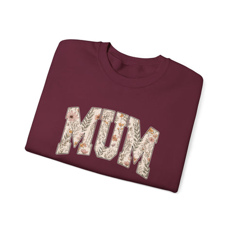 Pittsburgh “Mum” Sweatshirt – Yinzer Mother’s Day Crewneck Mom Floral Varsity Sweatshirt - YinzerShop