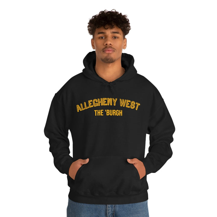 Pittsburgh Neighborhood - Allegheny West - The 'Burgh Neighborhood Series -Hooded Sweatshirt Hoodie Printify   