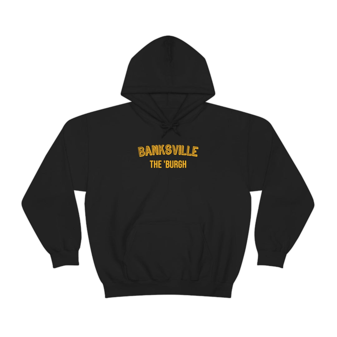 Pittsburgh Neighborhood - Banksville - The 'Burgh Neighborhood Series -Hooded Sweatshirt Hoodie Printify Black S 