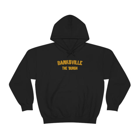 Pittsburgh Neighborhood - Banksville - The 'Burgh Neighborhood Series -Hooded Sweatshirt Hoodie Printify Black S 
